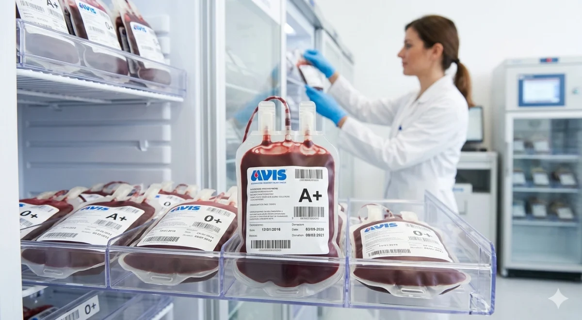Come viene conservato il sangue della donazione - AVIS Gattinara